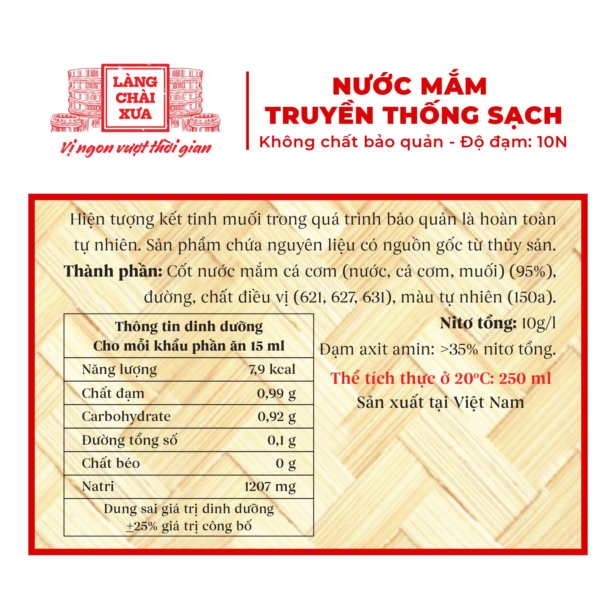 Nước mắm nhỉ cá cơm than truyền thống Làng Chài Xưa sánh đặc thịt cá 300 năm truyền thống - Ảnh 3