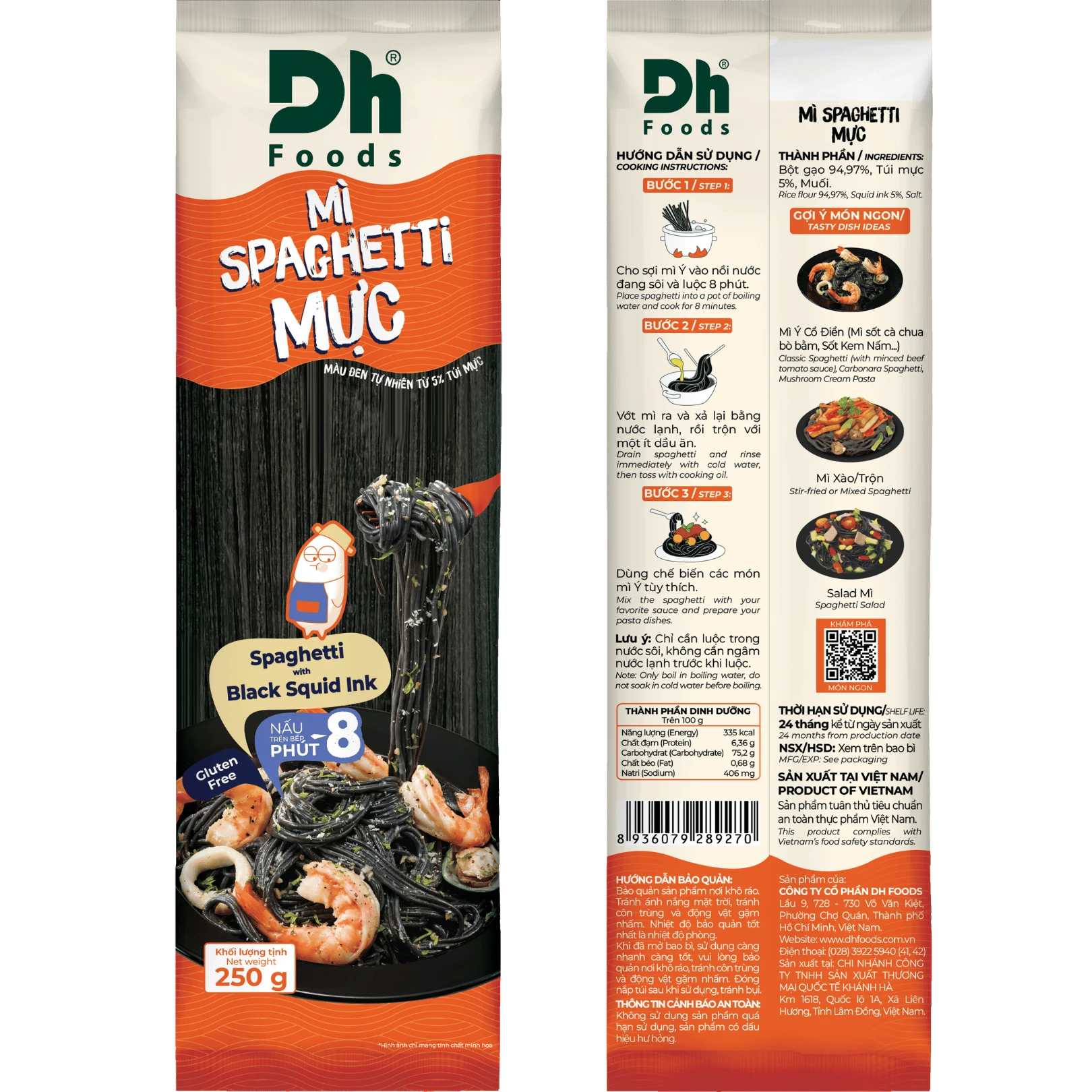 Mì Spaghetti Mực