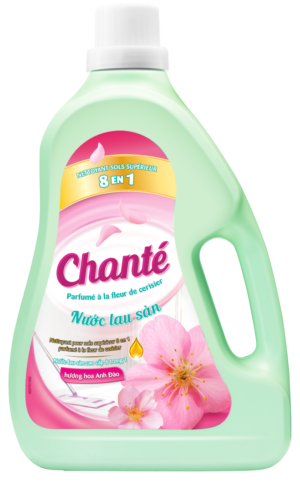 Nước lau sàn 8 trong 1 Chanté hương hoa Anh Đào